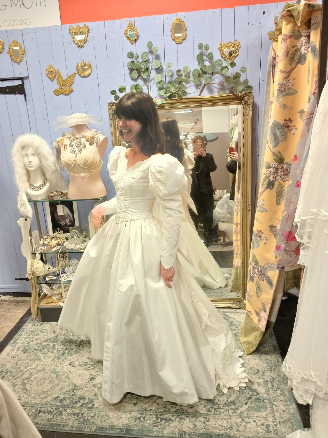 The Ella Dress - Vintage  Ivory Bridal Gown