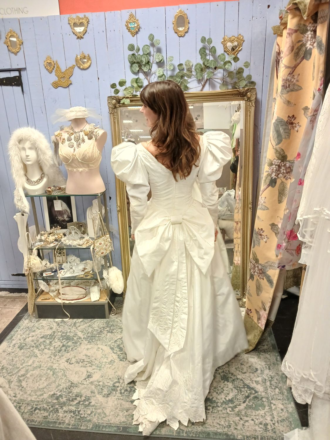 The Ella Dress - Vintage  Ivory Bridal Gown