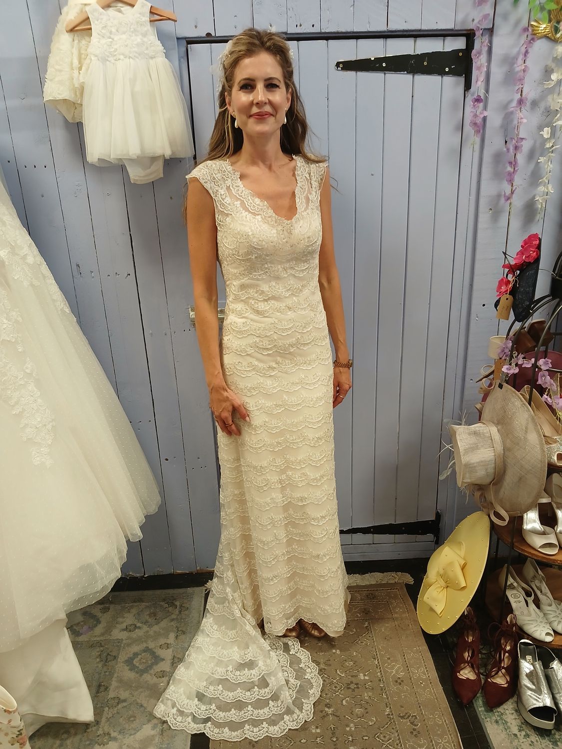 Y2K Sottero and Midgley Lace Wedding Dress