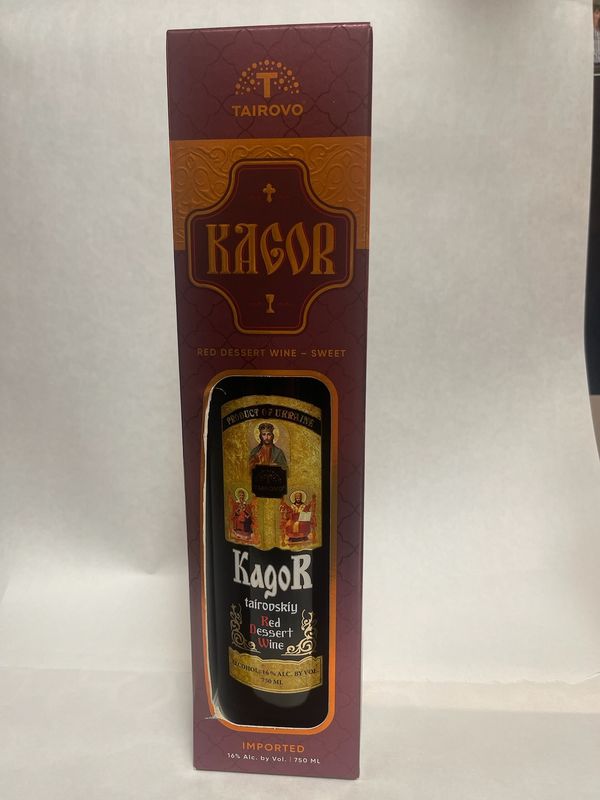 Kagor Red Dessert Wine,Alc 16 _, 750 ml, Product of Ukraine  $15.99 Ship $25.00