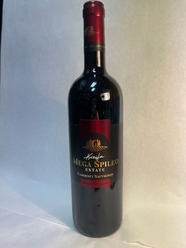 Mega. Spileo Cabarnet.Savignion Product of Greece. Alc14.5. 750ml. $ 30.99. Shipping $25.99