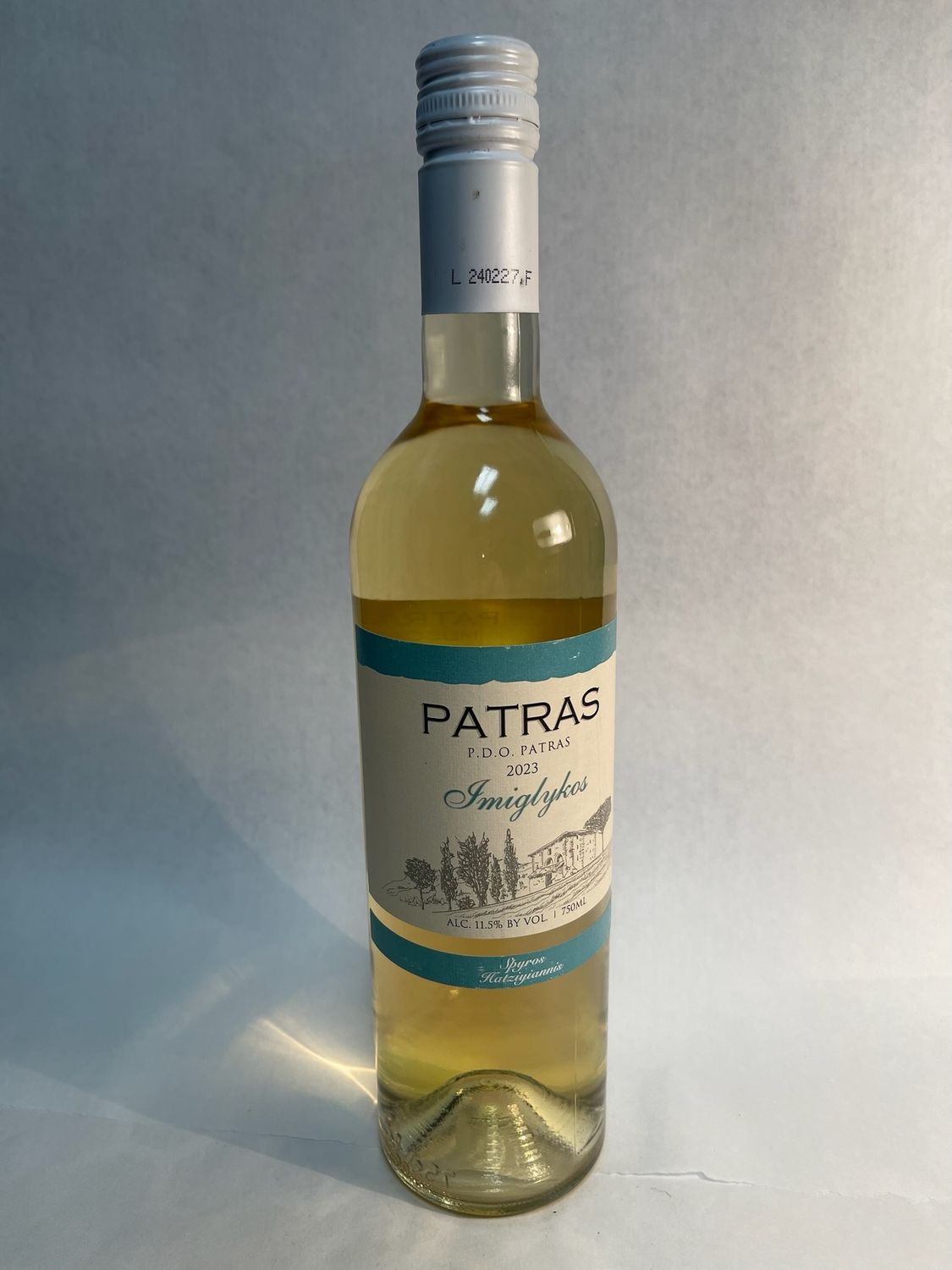 Patras Muscat.Semi-Sweet White Wine.Alc 11.5 . 750 ml. $16.99. Shipping $25.99. Patras Muscat.Semi-Sweet White Wine.Alc 11.5 . 750 ml. $16.99. Shipping $25.99.