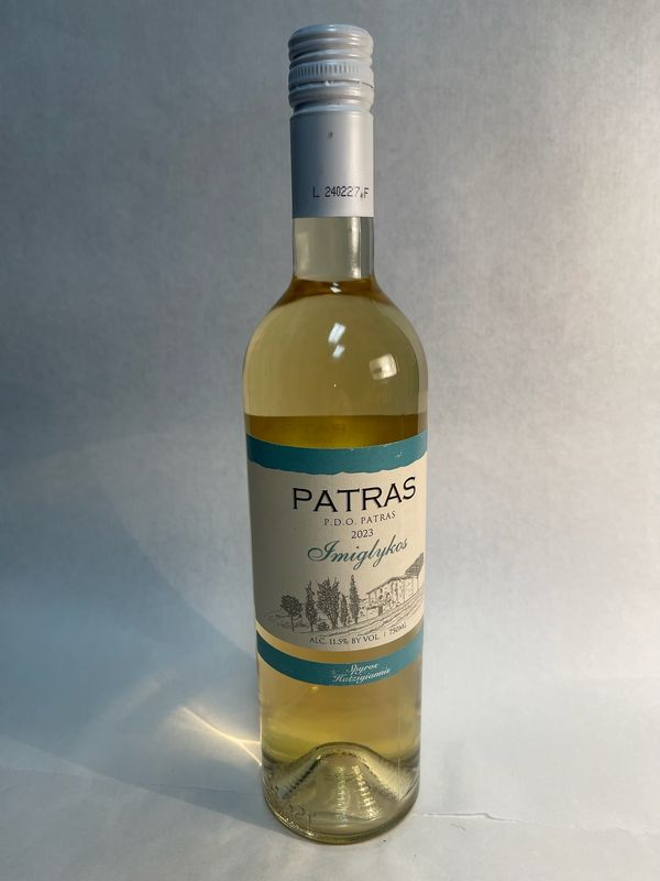 Patras Muscat.Semi-Sweet White Wine.Alc 11.5 . 750 ml. $16.99. Shipping $25.99.