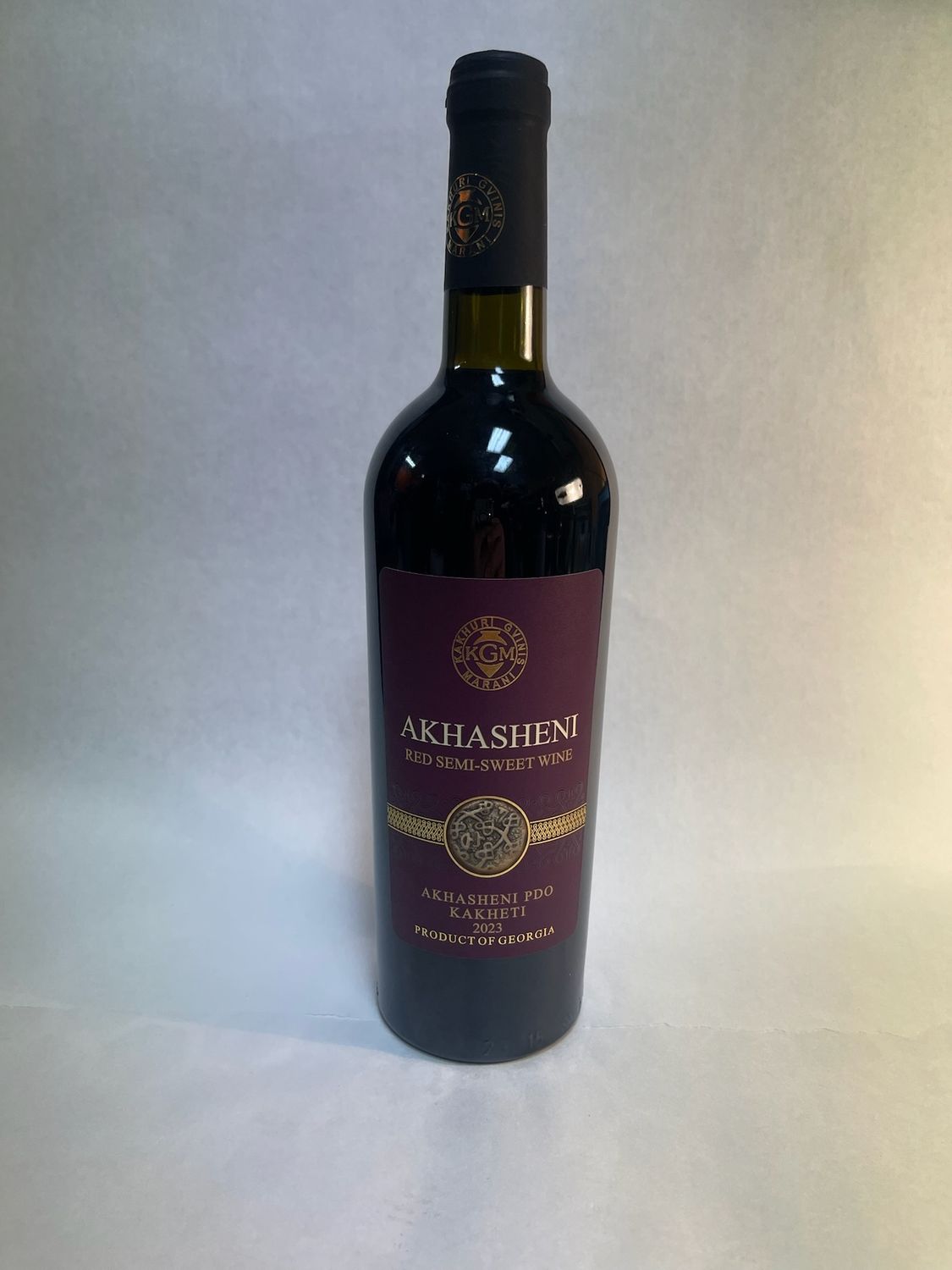 Marani. Akhasheni . Red Semi-Sweet wine. Product of Georgia. Alc 12_.750 ml. $23.99. Shipping $24.99