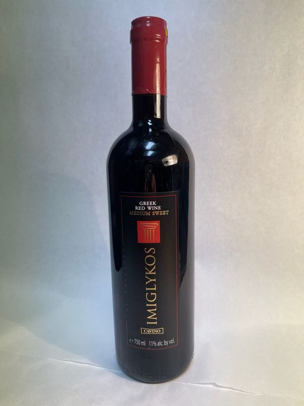 Cavino Imiglykos Red Medium Sweet Wine Alc 11