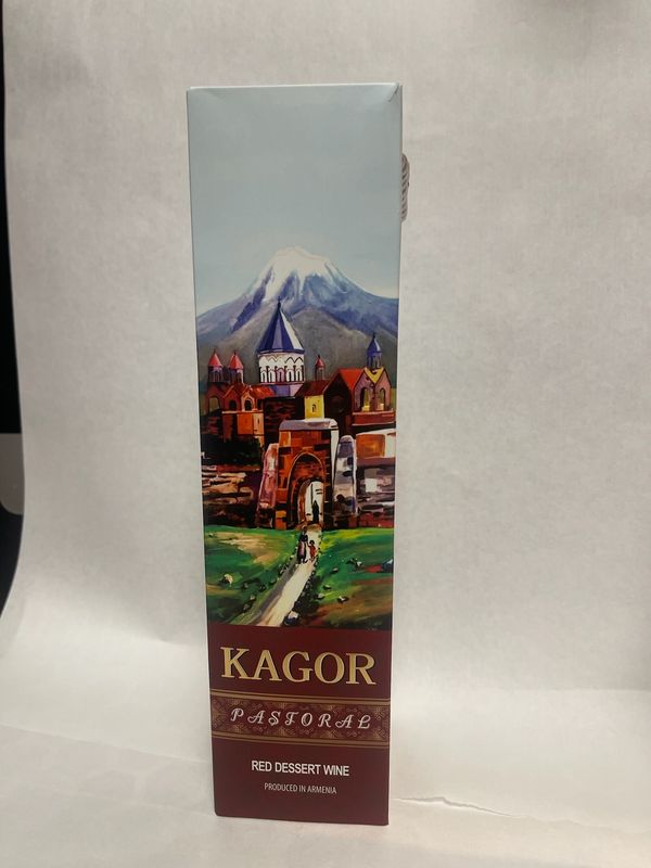 Kagor Pastoral. Red Dessert Wine. Contains Alc 16_, 750 ml