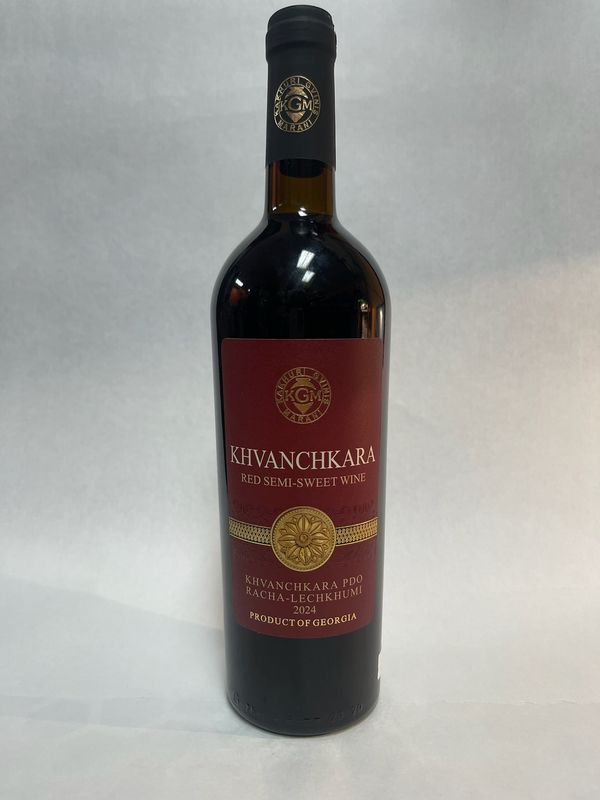 Marani Khvanchkara. Red Semi-Sweet Wine.Product of Georgia. Alc12_. 750ml $31.99.Shipping $ 25.99
