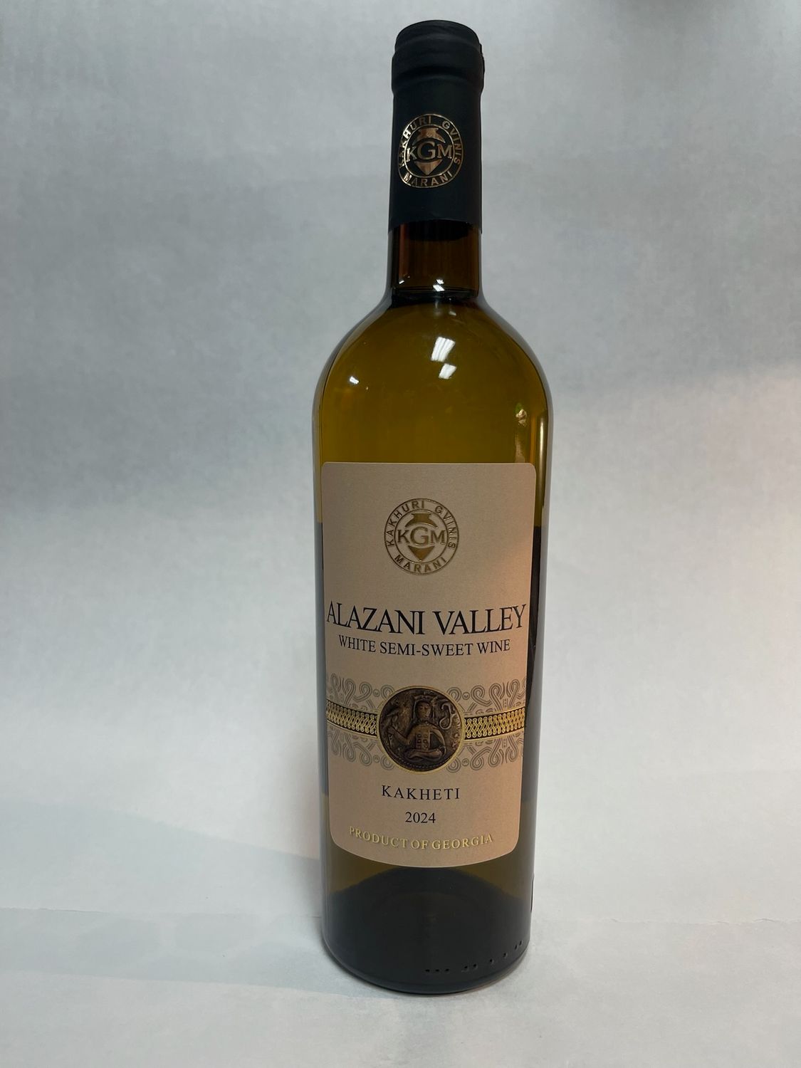 Marani. Alazani Valley. White Semi-Sweet Wine. Product of Georgia. Alc 12_ .750ml. $$17.99. Shipping $25.99