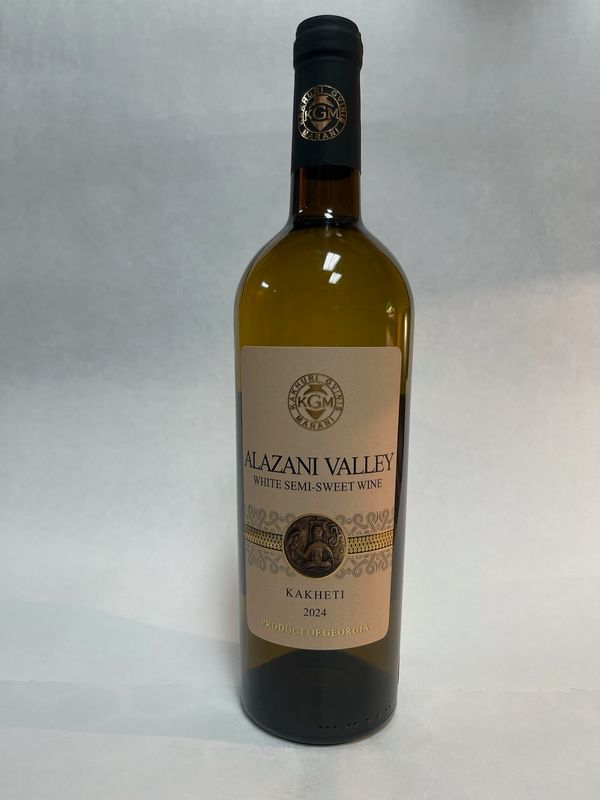 Marani. Alazani Valley. White Semi-Sweet Wine. Product of Georgia. Alc 12_ .750ml. $$17.99. Shipping $25.99