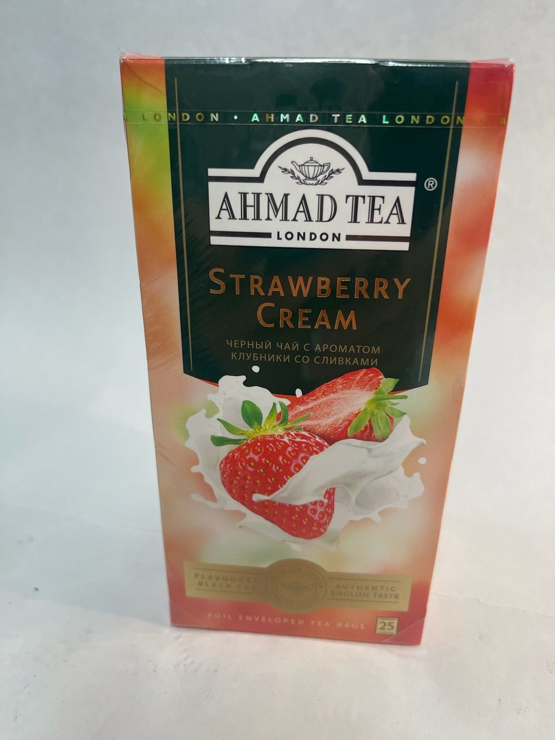 Ahmed Tea. Strawberry Cream Ahmed Tea. Strawberry Cream