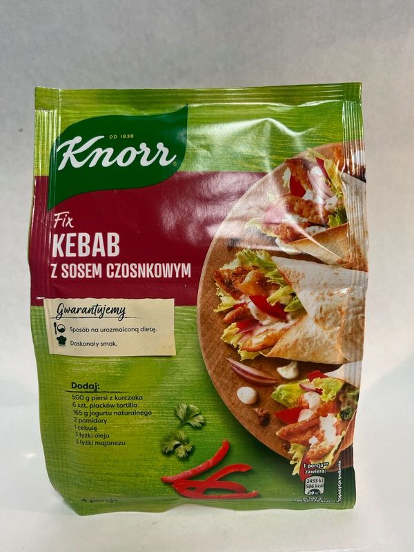 ​Knorr. Kebab with Garlic Sauce Marinade