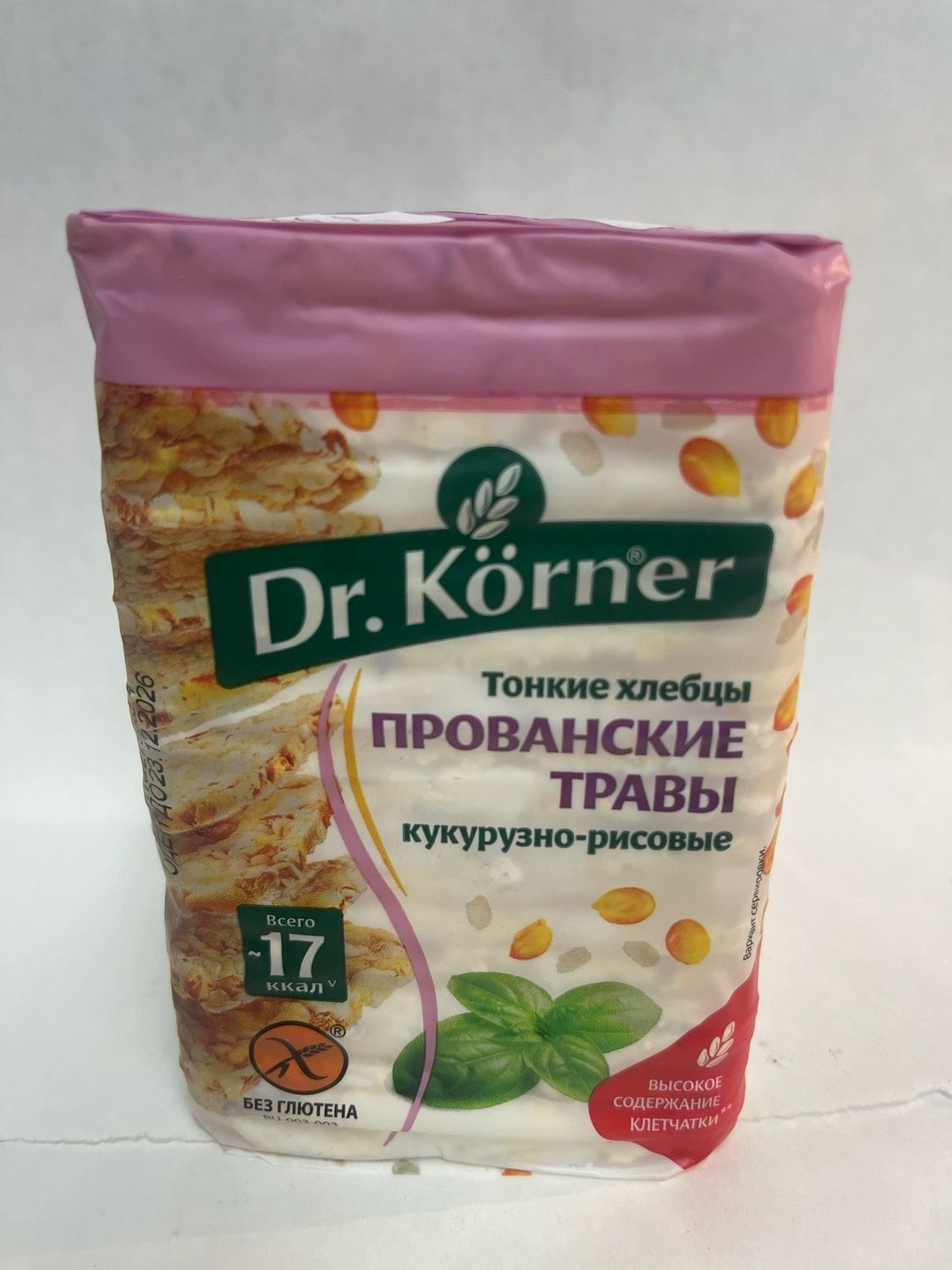 ​Dr. Korner Corn and Rice Crispbread with Provencal Herbs