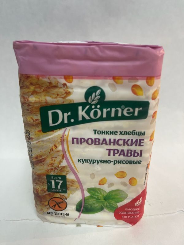 ​Dr. Korner Corn and Rice Crispbread with Provencal Herbs