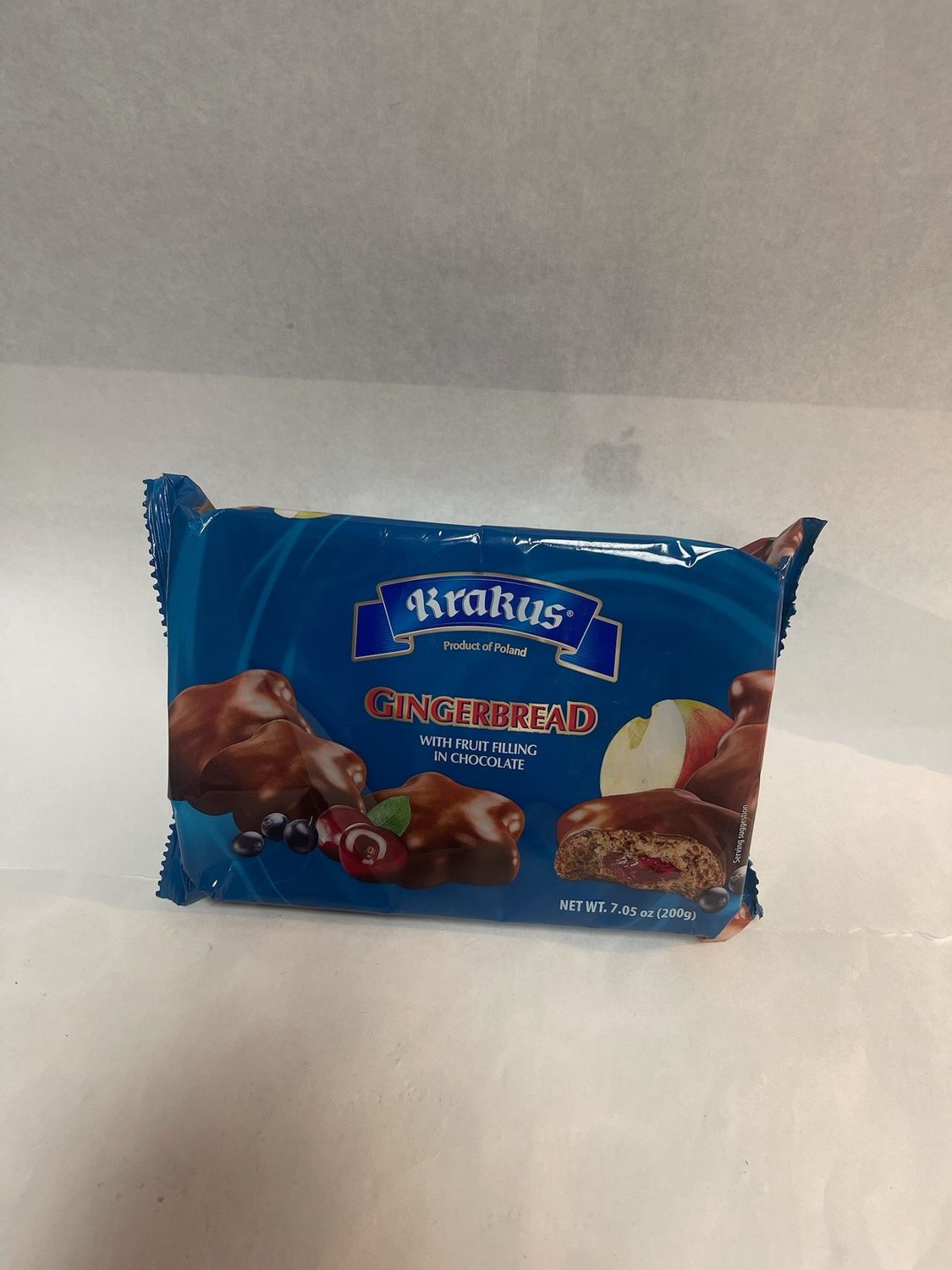 Krakus Gingerbread With Fruit Filling in Chocolate Krakus Gingerbread With Fruit Filling in Chocolate