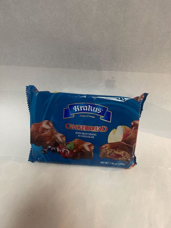 ​Krakus Gingerbread With Fruit Filling in Chocolate