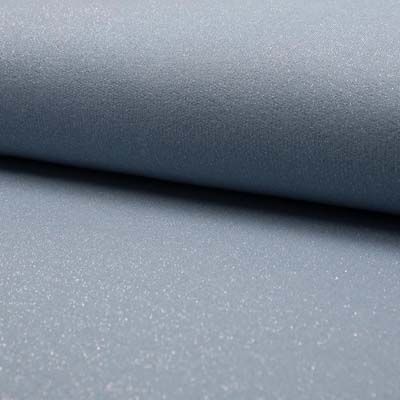 French Terry glitter blue