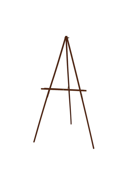 Stained Floor Display Easel