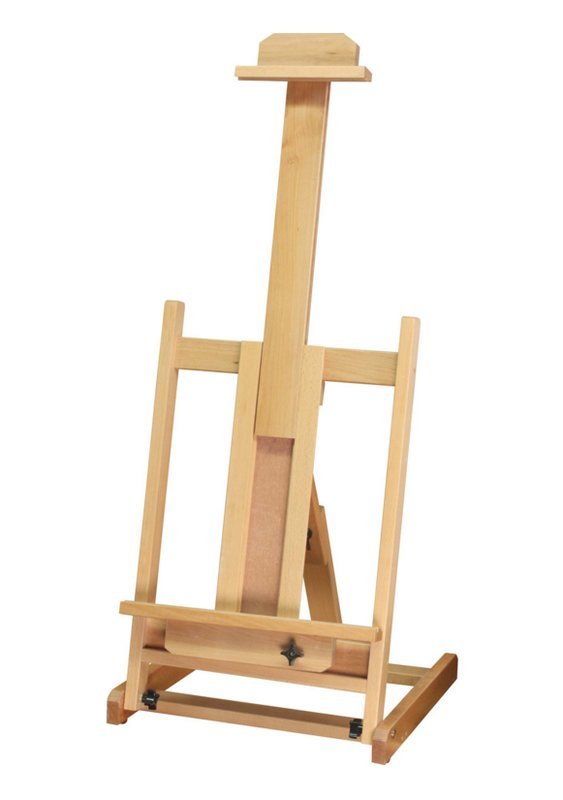 H Frame Beech Table Easel