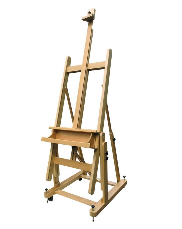 H Frame Beech Studio Easel