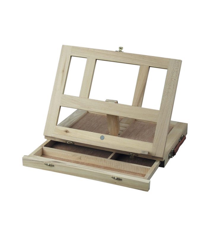 10″ x 13″ x 3″ Wood Art Box Easel
