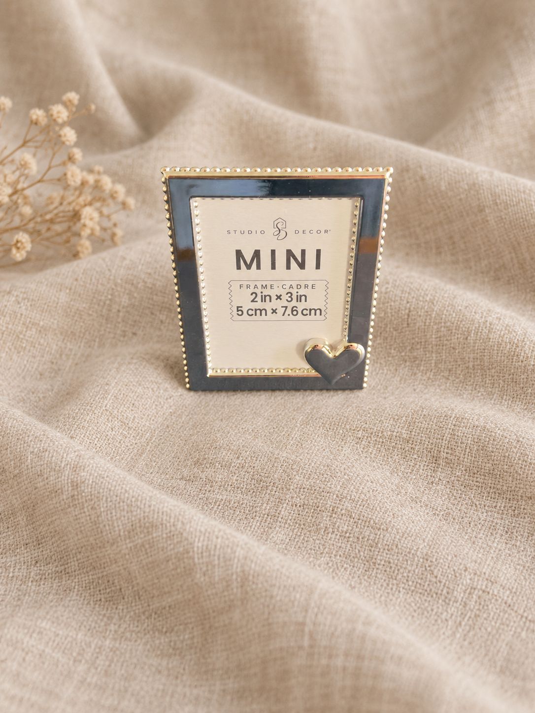 Silver Beaded Mini Picture Frame