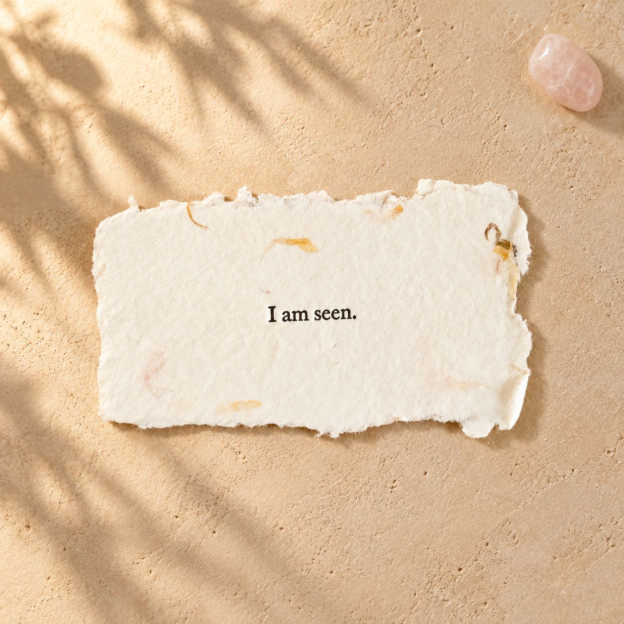 I Am Seen Handmade Affirmation Card