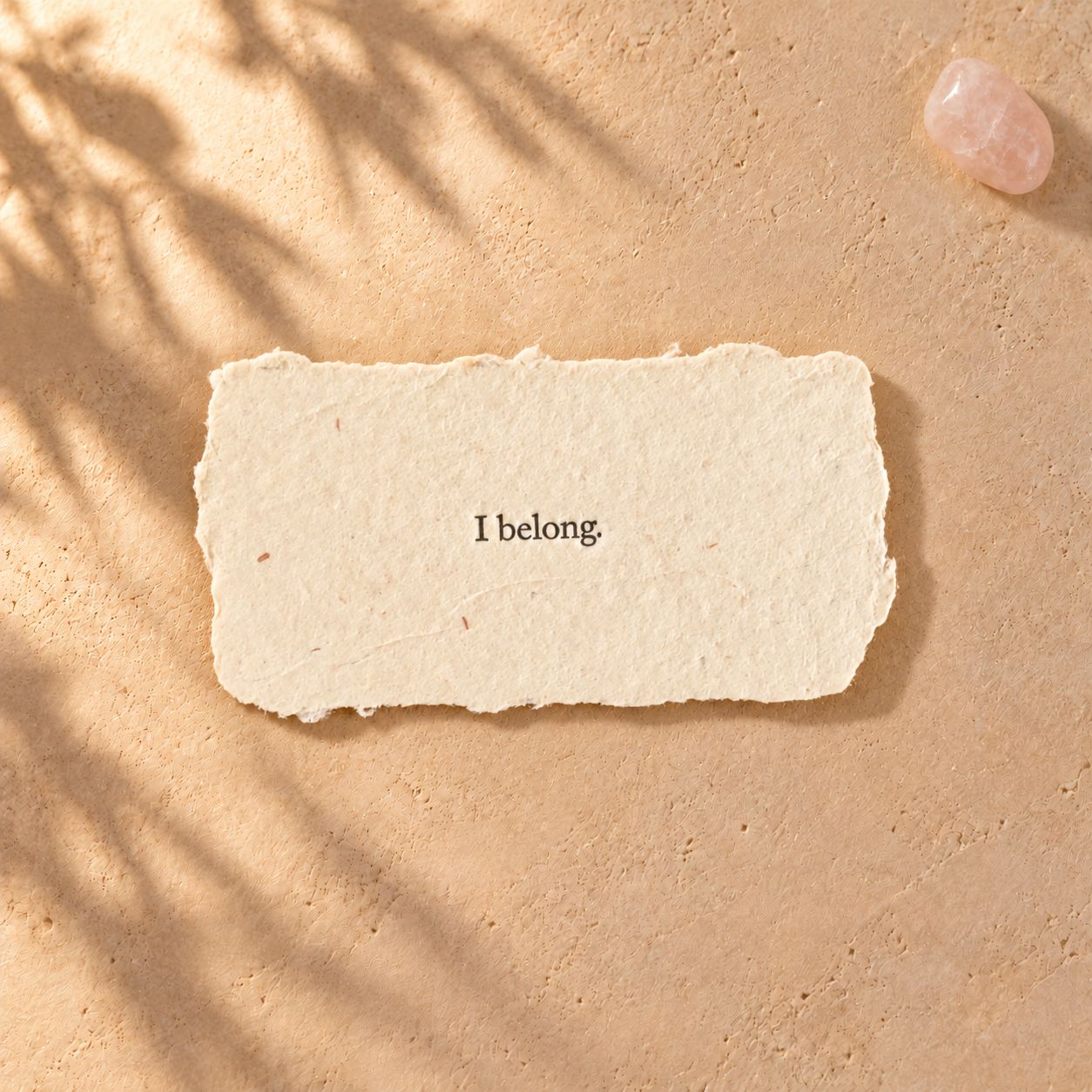 I Belong Handmade Affirmation Card