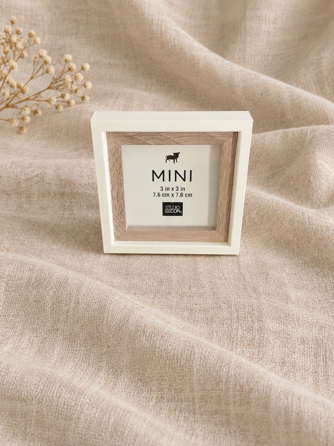 Mini White Wood-Style Picture Frame