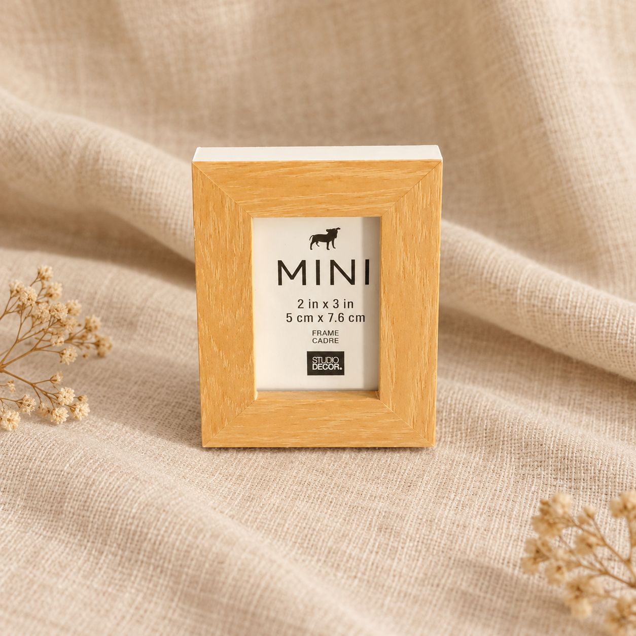 Natural Wood Mini Picture Frame