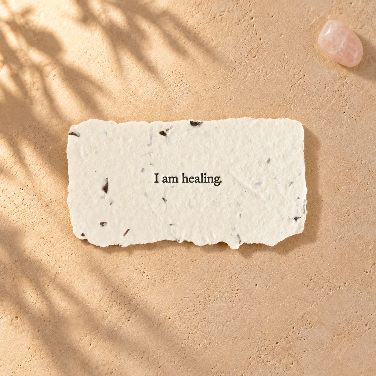 I Am Healing Handmade Affirmation Card