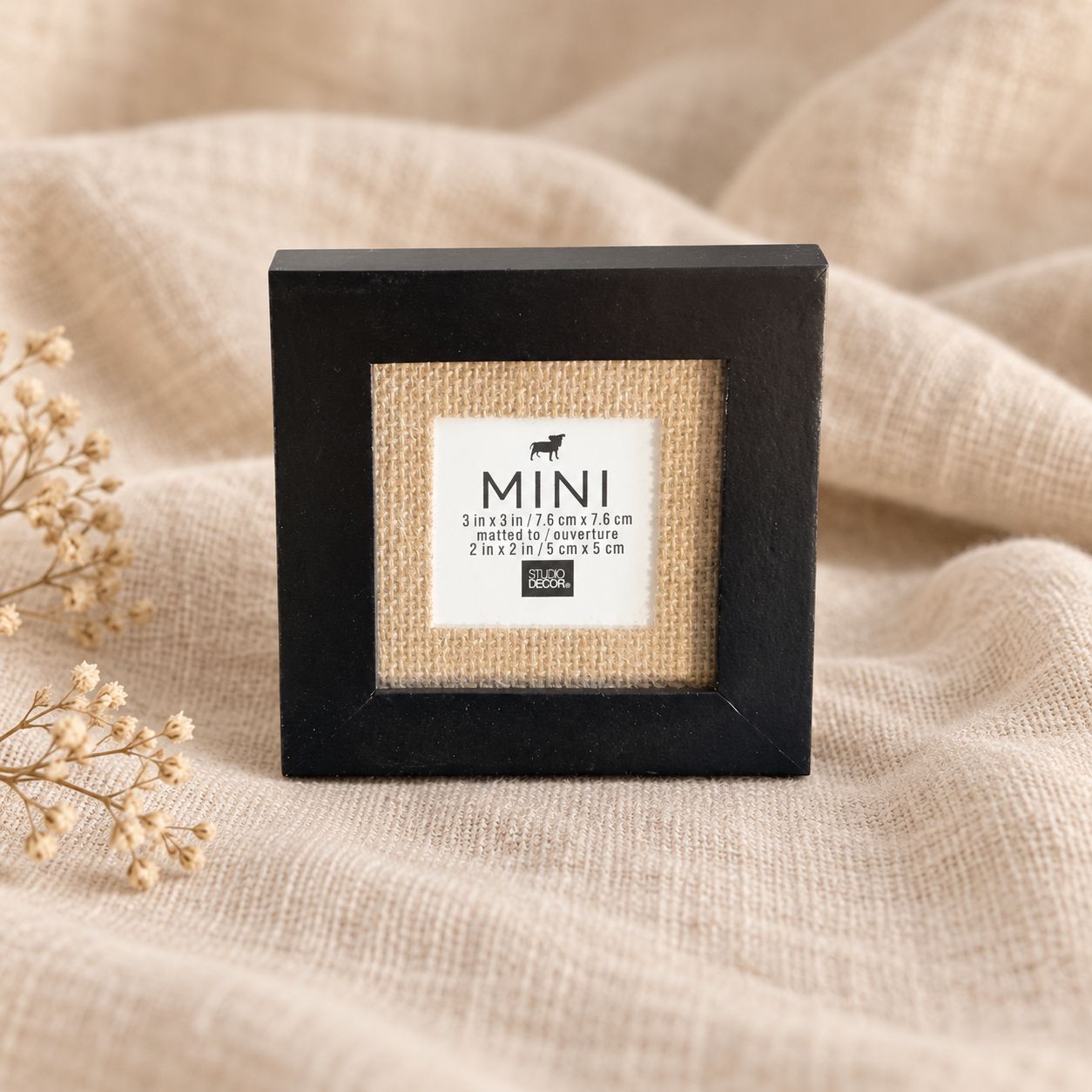 Classic Black Matted Mini Picture Frame