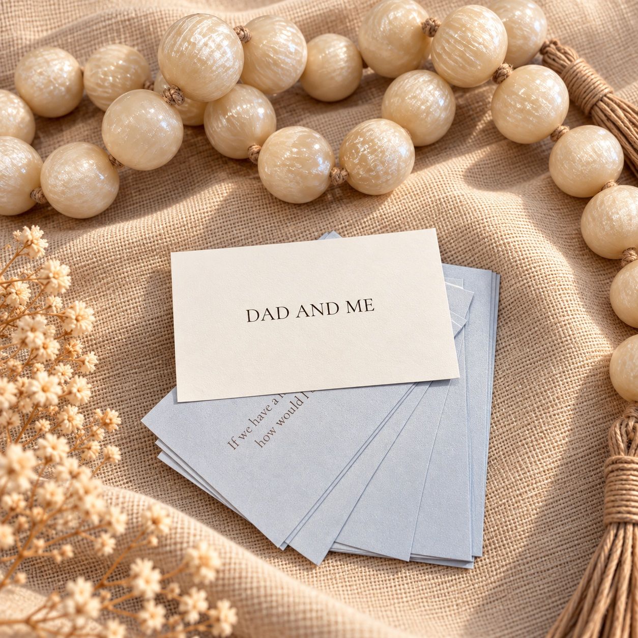 Dad and Me Conversation Cards