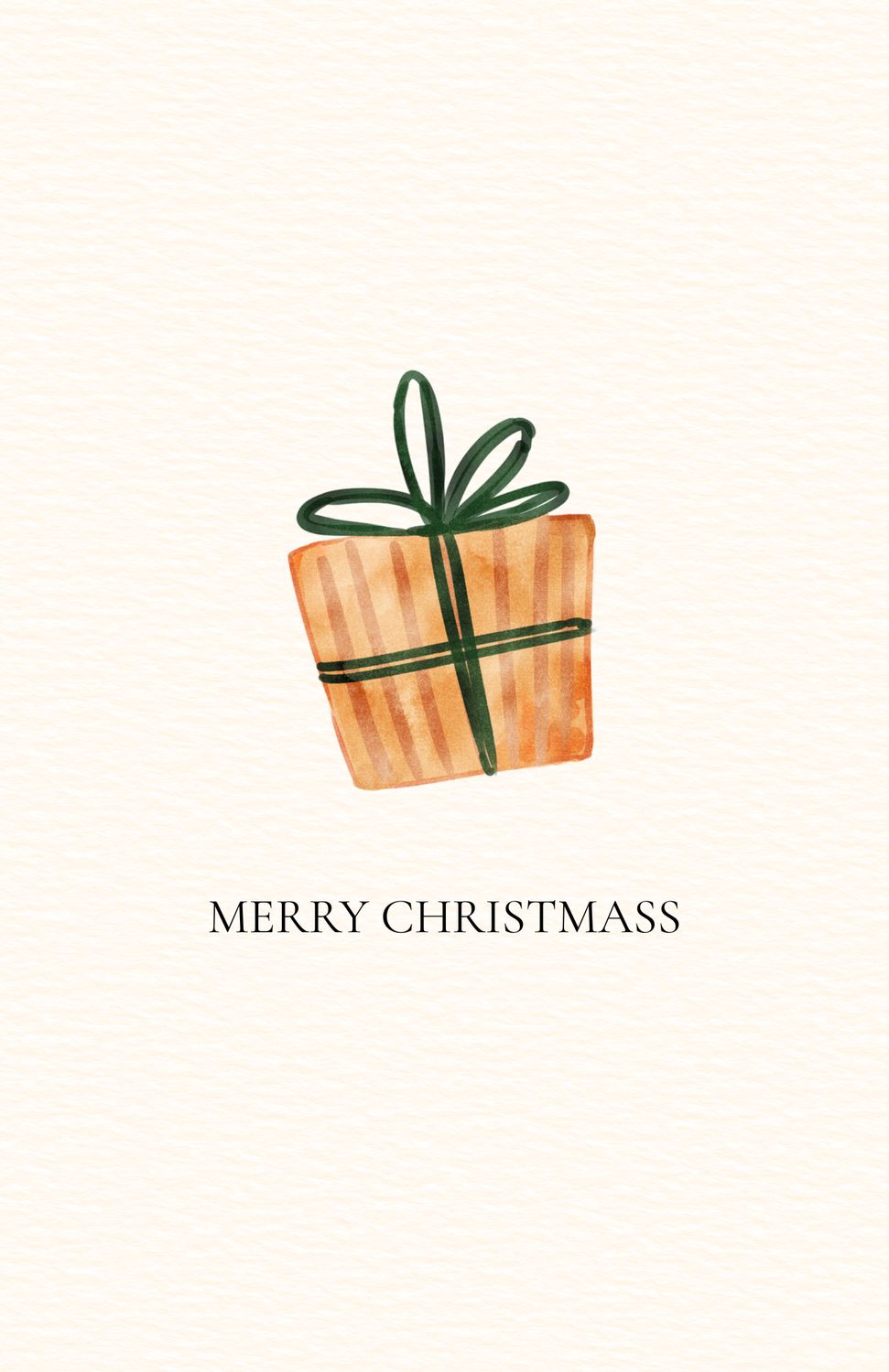 Wrapped Gift Postcard