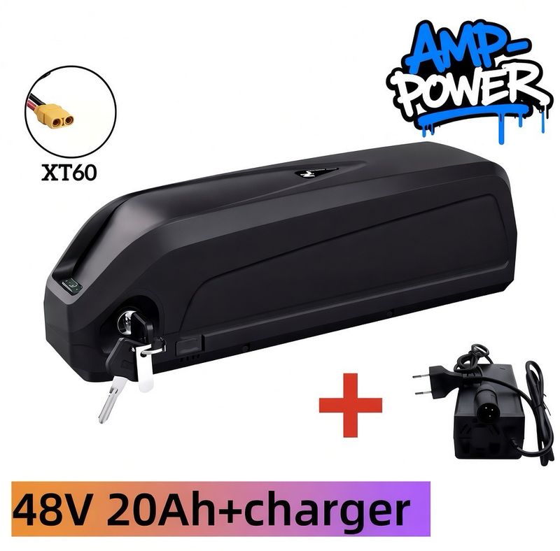 (20ah)Amp-Power 48v Hailong-Samsung Cells E-bike Battery