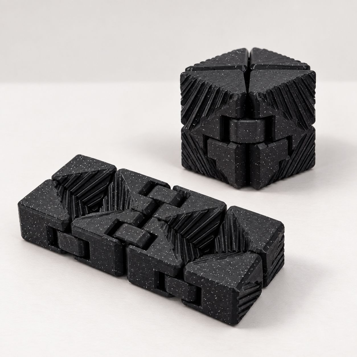 Fidget Cube kostka sensoryczna  – Black Galaxy