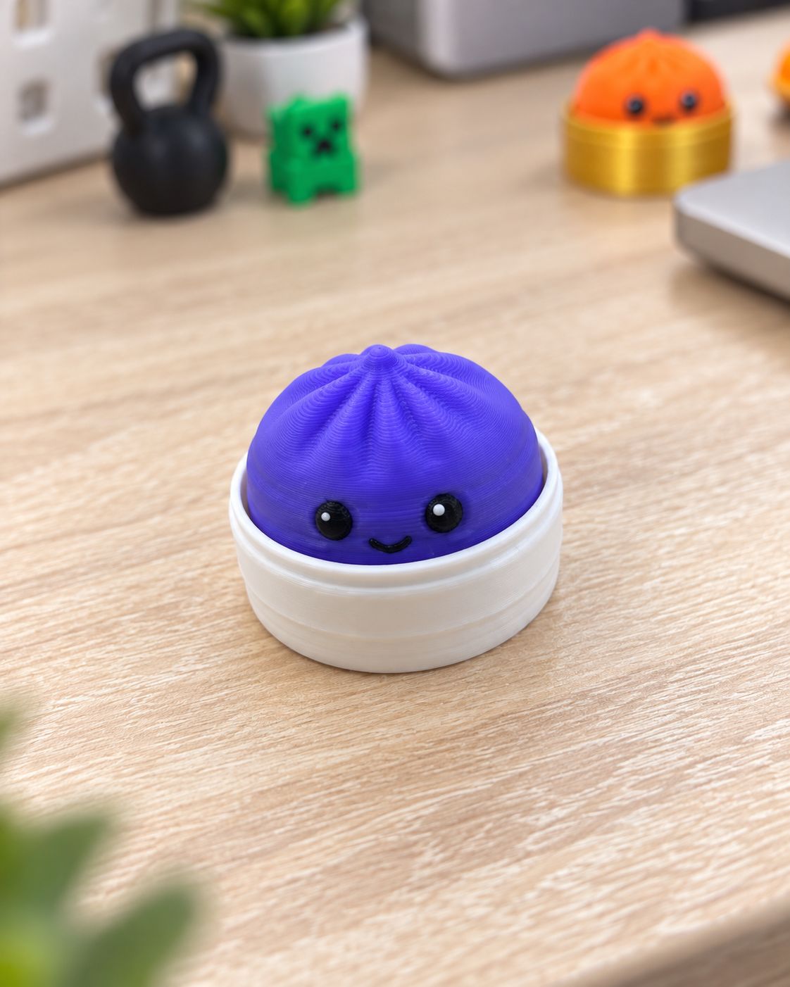 Mini Dumpling Clicker – Fioletowy / Biały