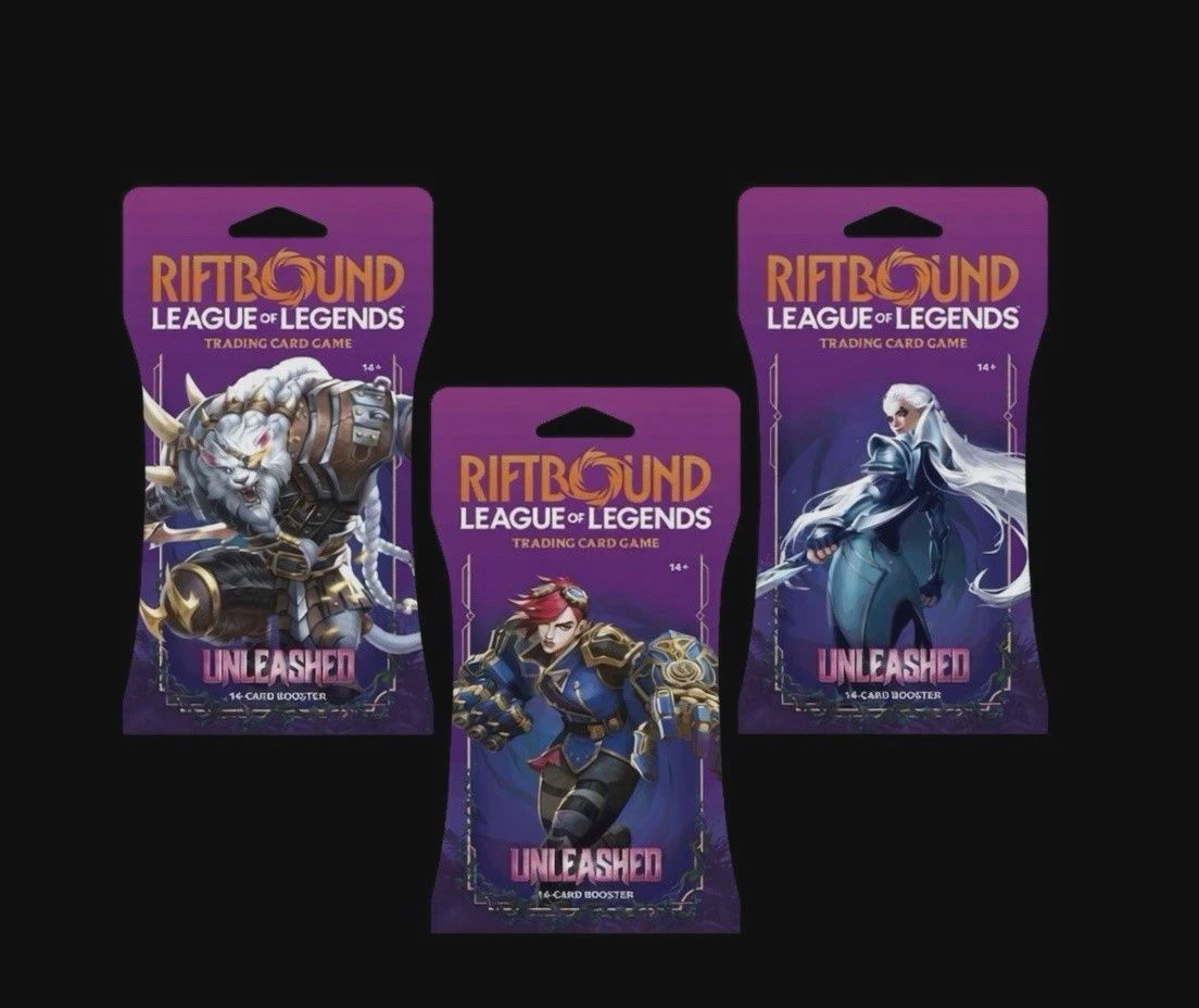 Riftbound Unleashed - League of Legends  Sleeved Booster