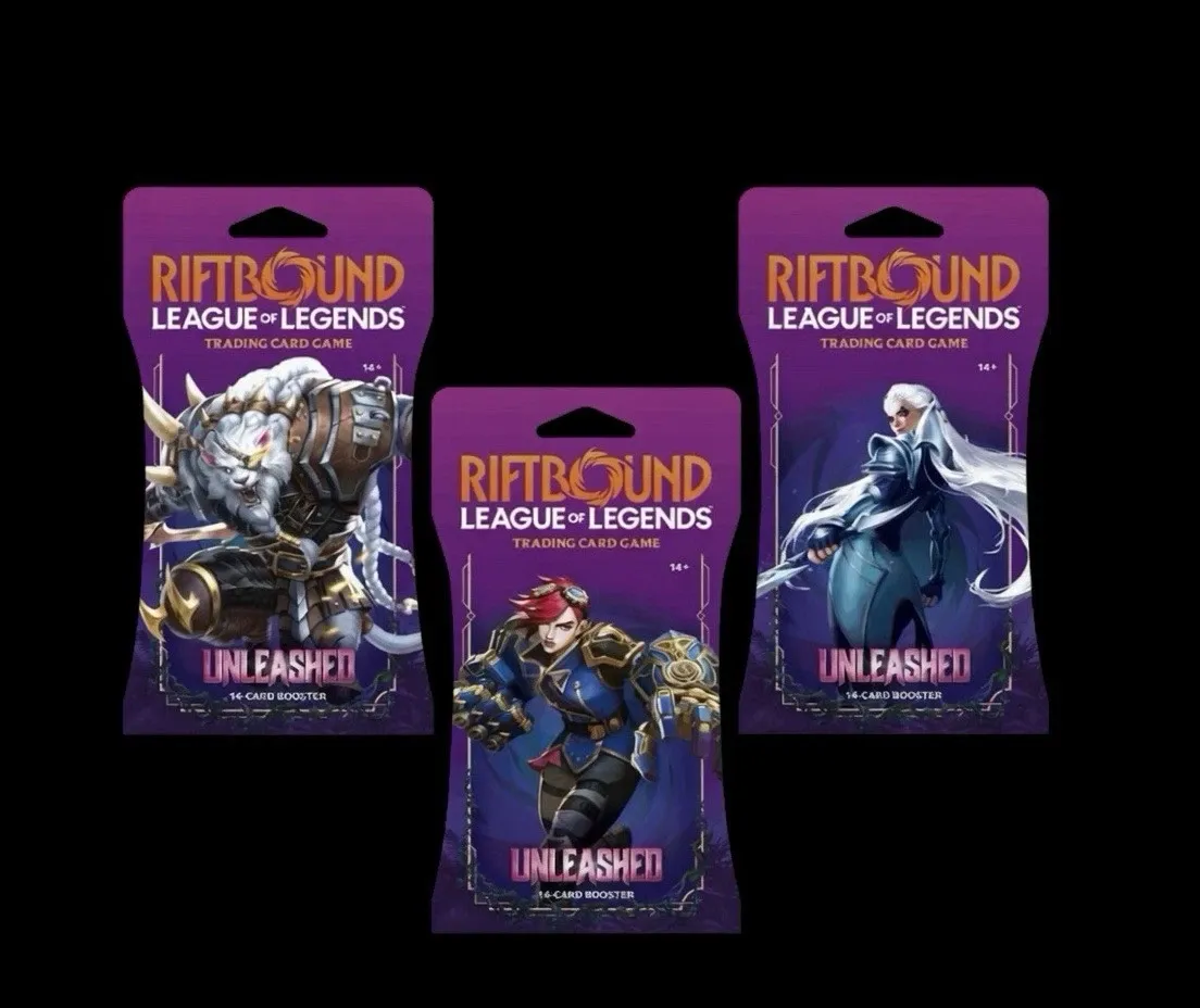 Riftbound Unleashed - League of Legends  Sleeved Booster
