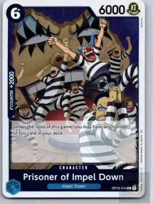 OP-16 Prisoners of Impel Downs Rare