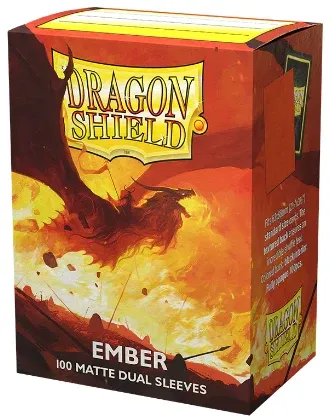 Dragon Shield: Dual Matte Sleeve - Ember (100)
