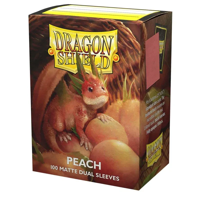 Dragon Shield: Dual Matte Sleeve - Peach (100)