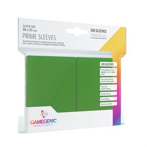 Gamegenic: Prime Sleeves: Green (100)