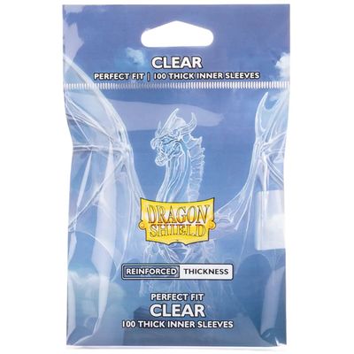 Dragon Shield: Perfect Fit: Thick Inner Sleeves: Clear