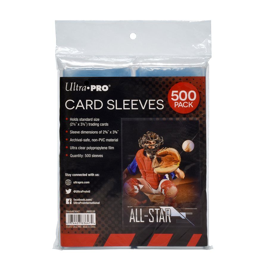 Sleeves: Ultra Pro Penny Sleeves: Standard Size: Clear (500)