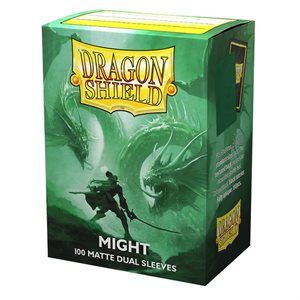 Dragon Shield: Matte DUAL: Might (Green) (100)