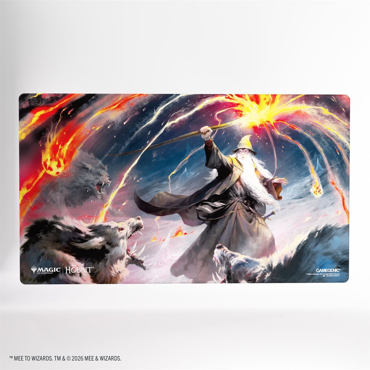 Playmat: Magic: The Gathering - The Hobbit Shiny Playmat - Gandalf, Shadow's Foe (ML)