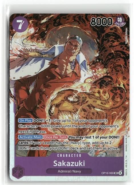 OP16-065 SR Sakazuki