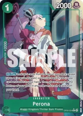 Perona (OP09-034) Alt Art - Emperors in the New World