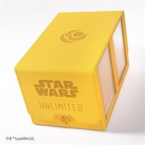 Deck Box: Star Wars: Unlimited: Double Deck Pod: Yellow (ML)