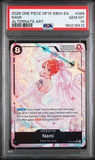 PSA 10 2026 ONE PIECE OP15-EB04-ADVENTURE ON KAMI'S ISLAND | ALTERNATE ART